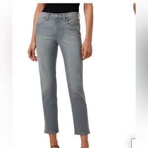 JOE’S LARA MID RISE STRAIGHT ANKLE JEANS